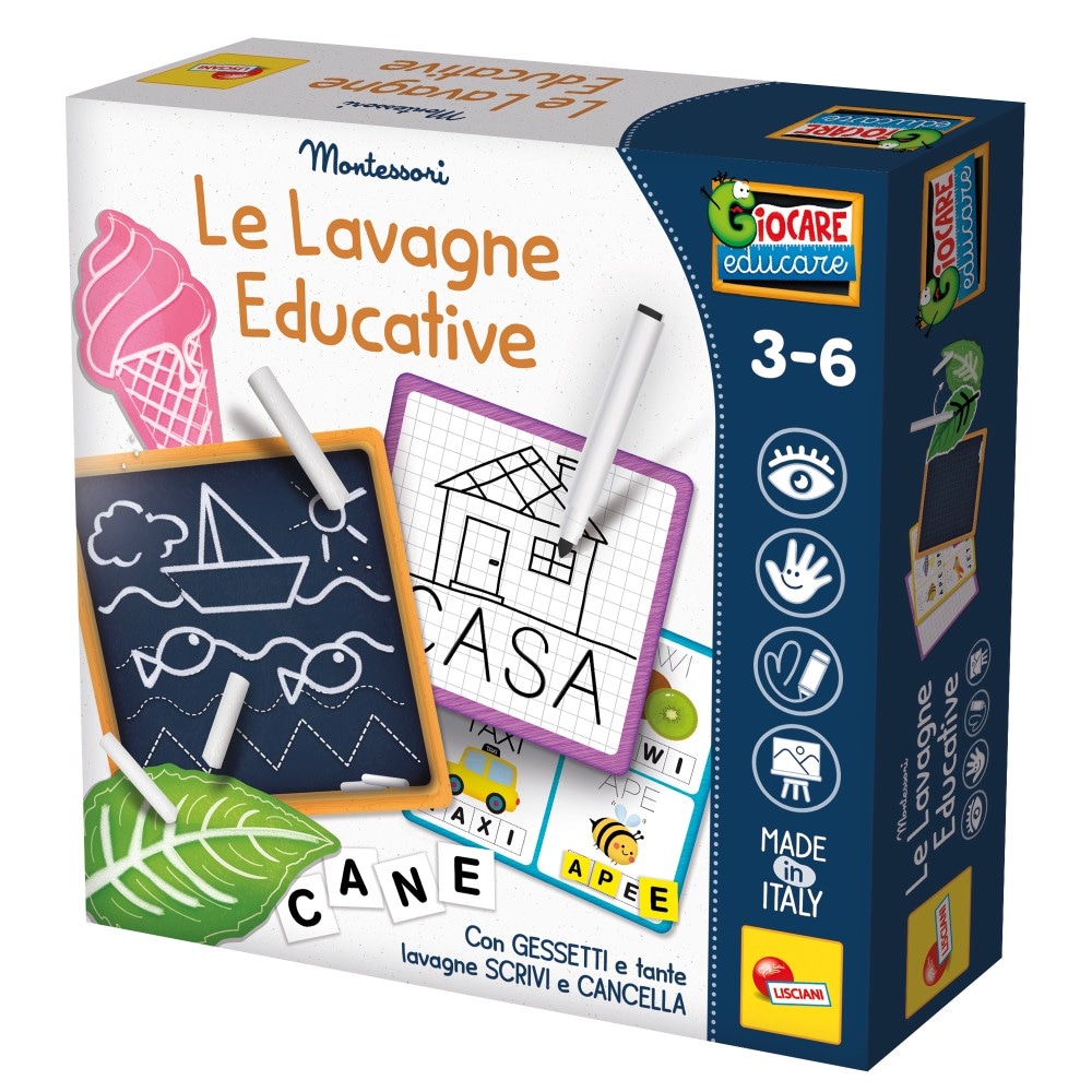 Le lavagne educative Montessori Lisciani in offerta da Il Gigante