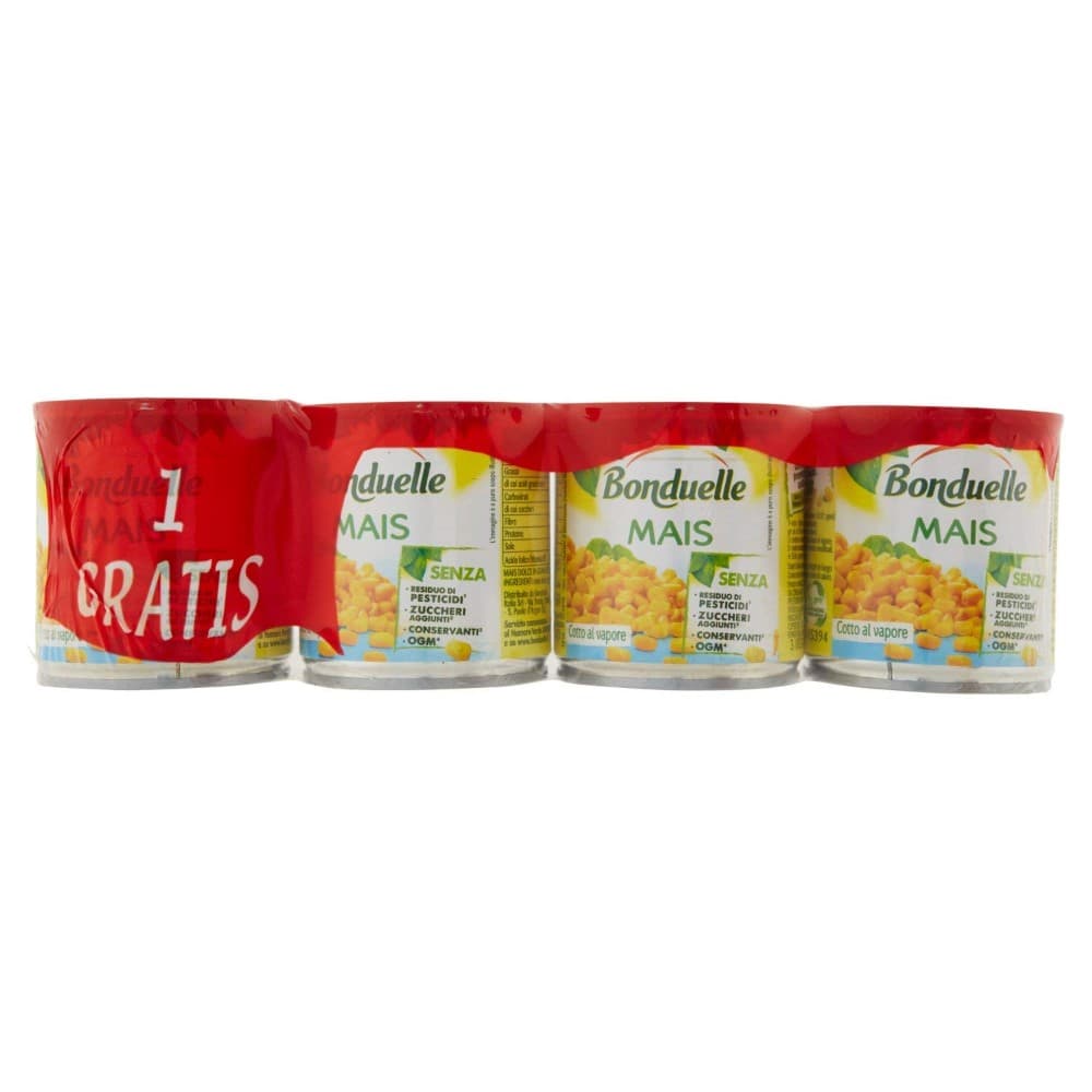 Mais Bonduelle, Conf. 4 pz g 150 Cad. 560 g – Carrefour