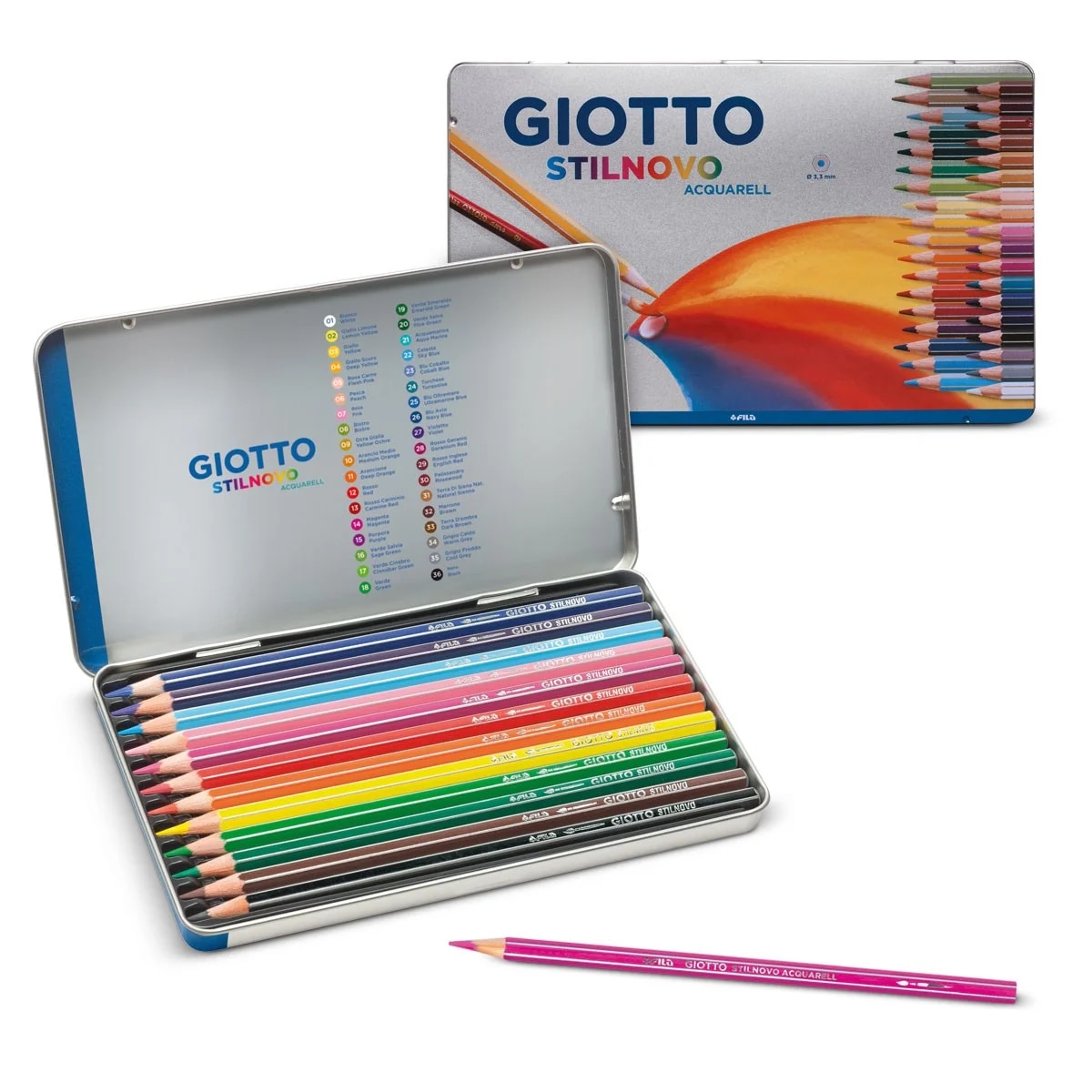 Giotto Stilnovo pastelli acquerellabili confezioni da 12 o 24 pezzi in offerta da Coop