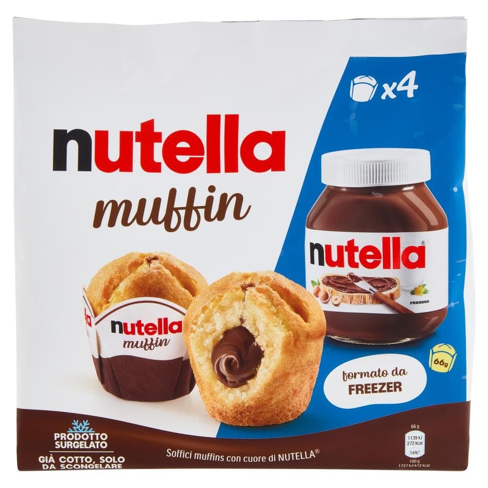 Muffin Nutella Ferrero, 4 pezzi, 264 g – Coop