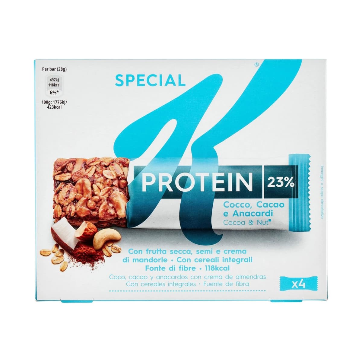 Barrette Hight Protein Special K assortite, 28 x 4 g – Panorama