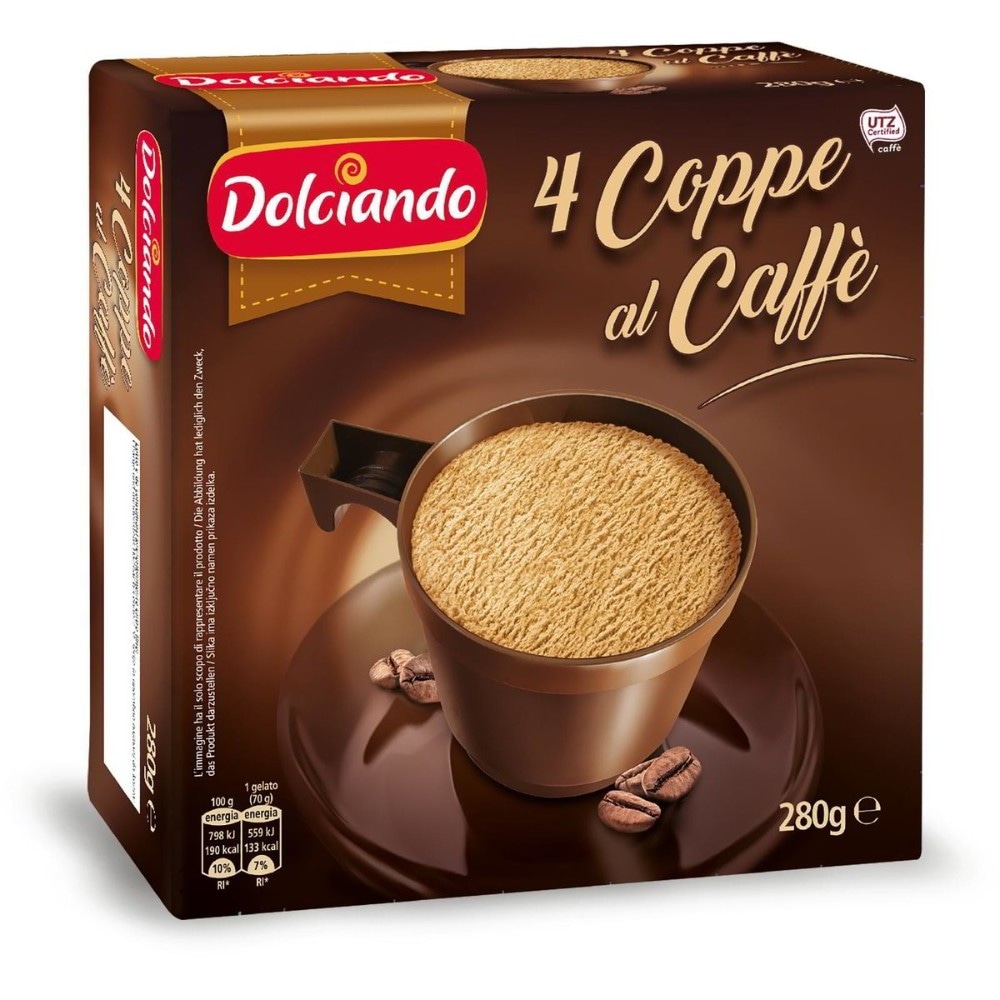 Coppe al Caffè 4 PZ, 280 g Dolciando - Offerta nel negozio Eurospin