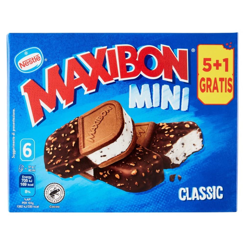 Maxibon Mini Classic Conf. 6 pz 306 g in offerta da Carrefour