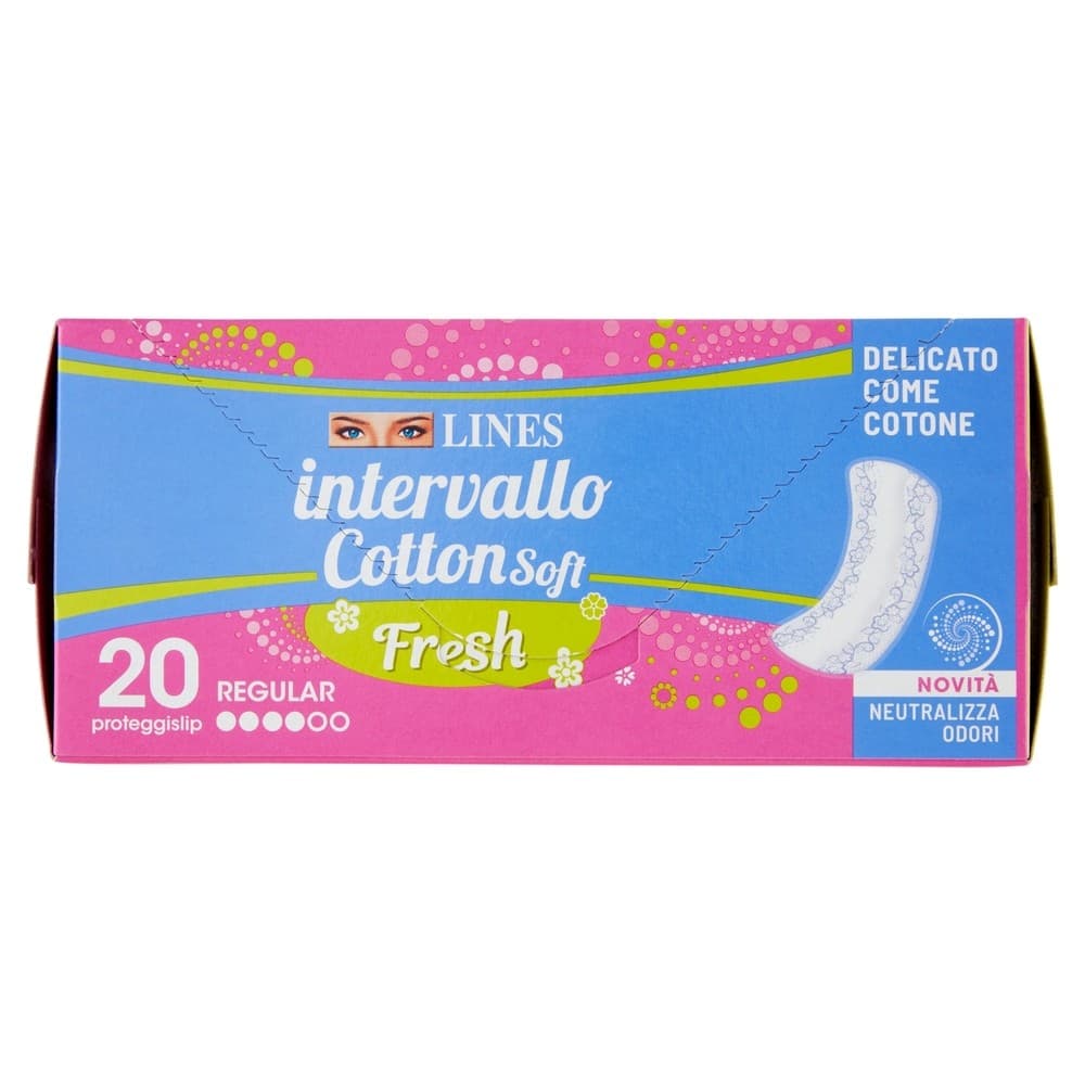 Proteggislip intervallo cotton soft Lines conf. da 20 in offerta da Bennet