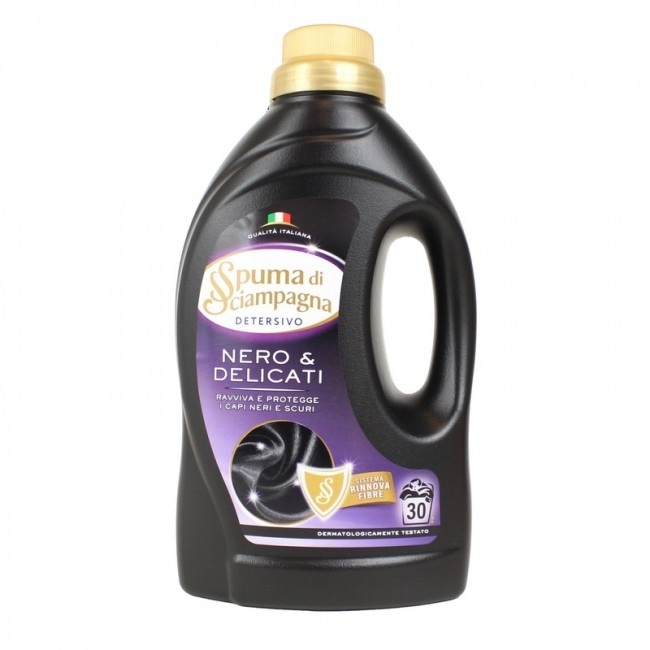 Spuma di Sciampagna Detersivo liquido per lavatrice Neri e Delicati L 1,35 - Offerta nel negozio Bennet