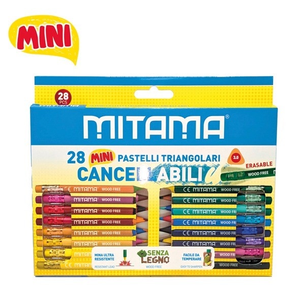Mini Pastelli Cancellabili 28 pz in offerta da Il Gigante