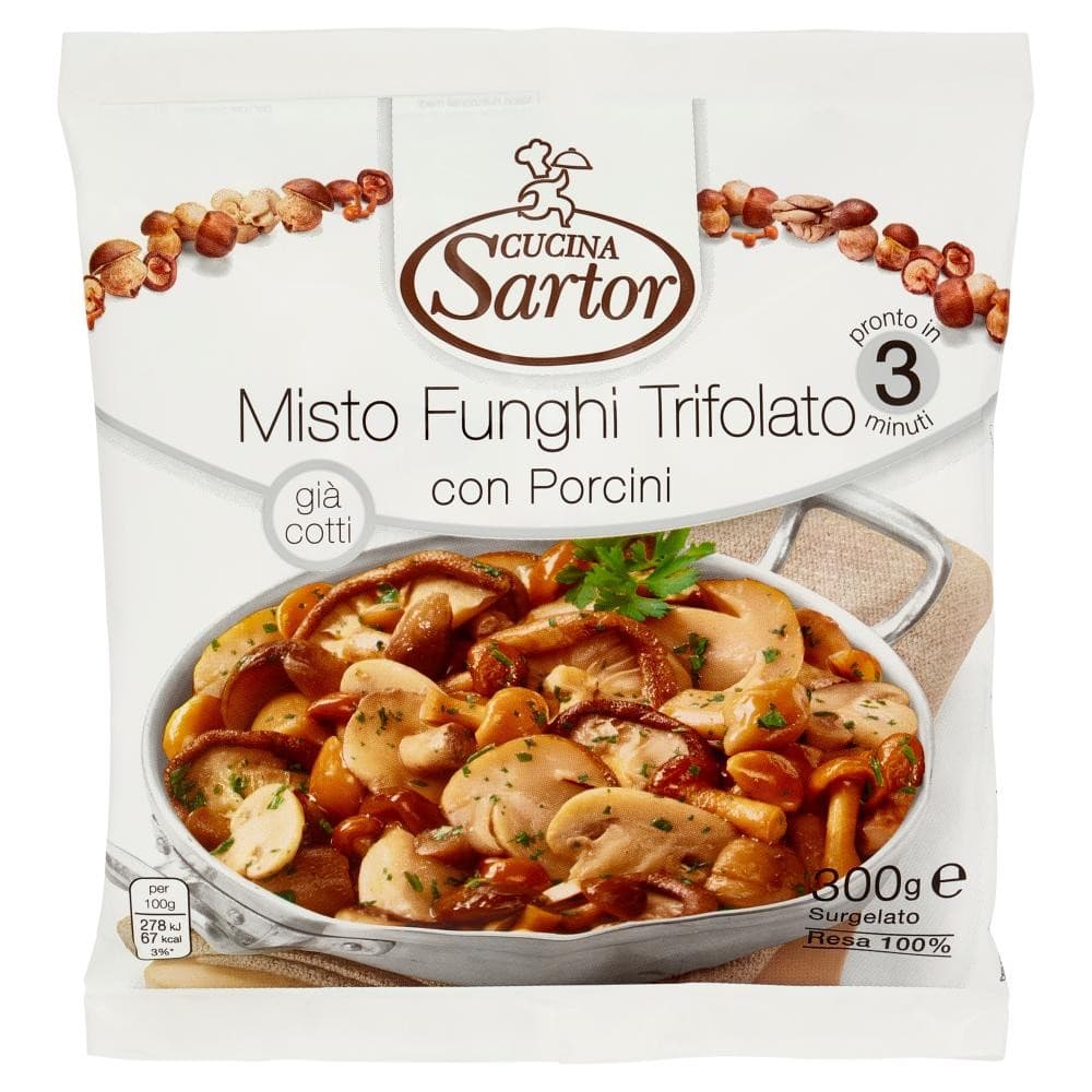 Misto funghi con porcini Cucina Sartor, 1 kg – Esselunga