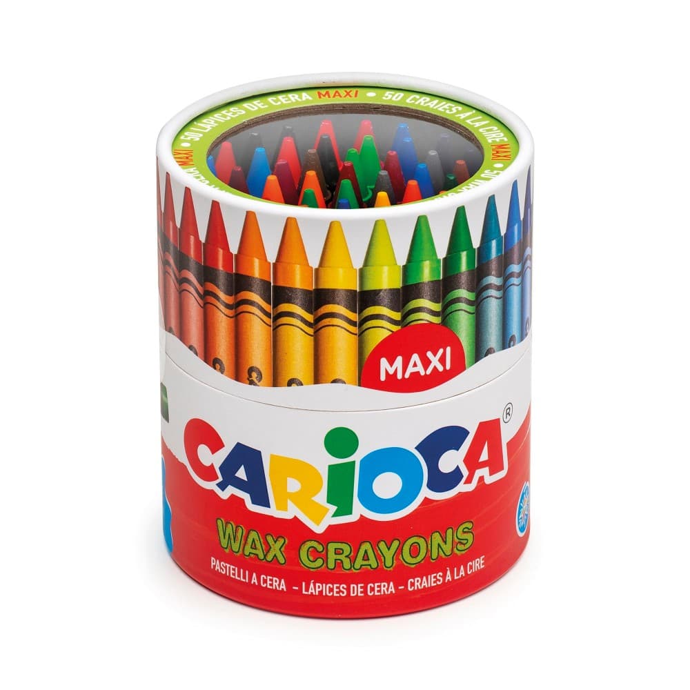 Pastelli a cera maxi Carioca conf 50 pezzi in offerta da Carrefour