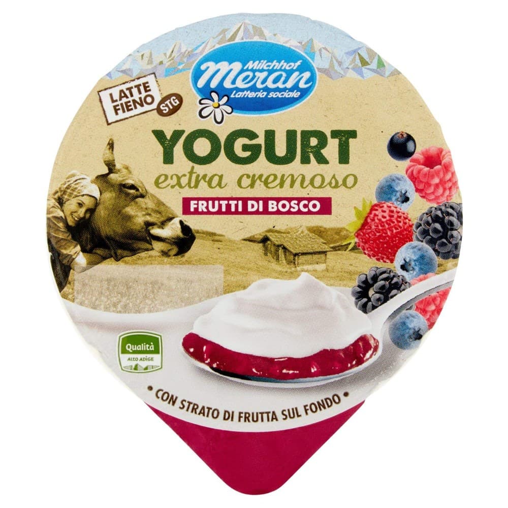 Merano yogurt latte fieno, 150 g – Il Gigante
