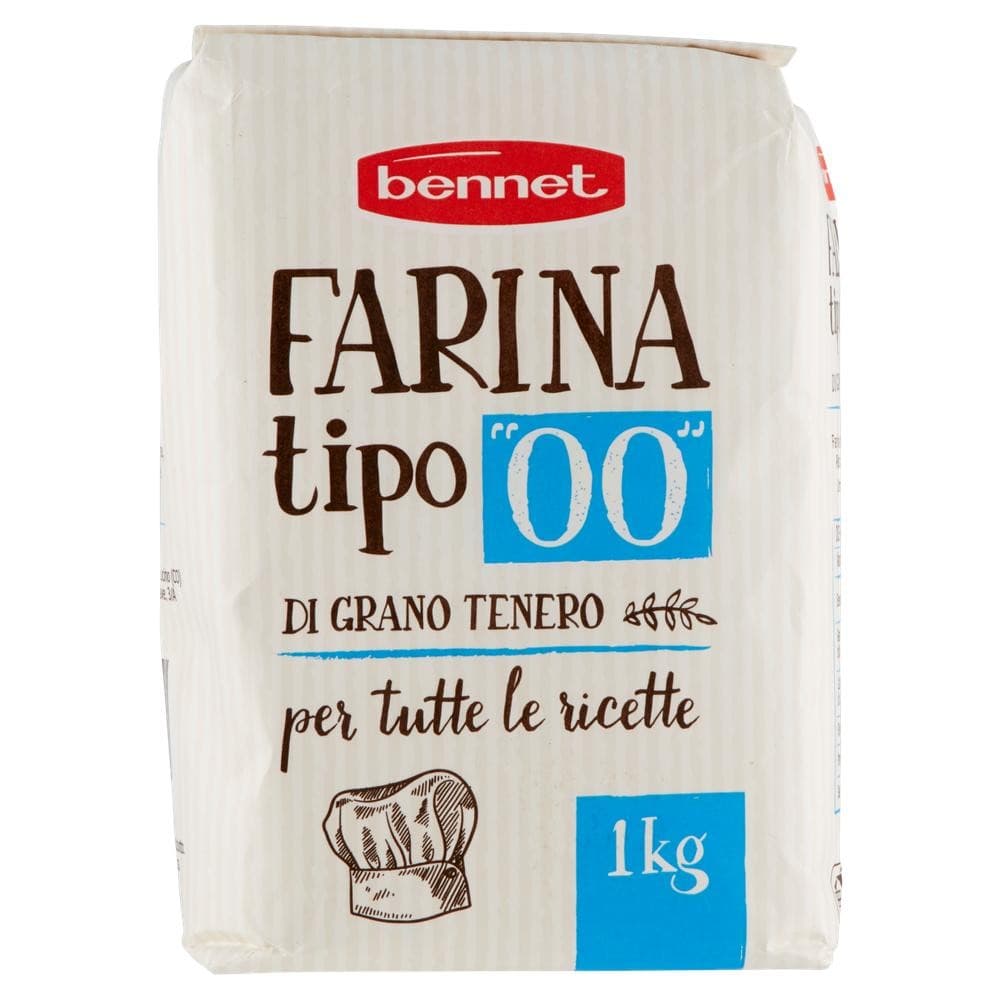 Farina di grano tenero 00, 1 kg – Bennet