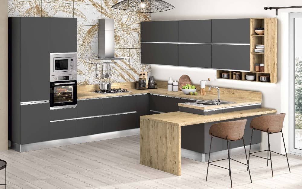 Selly cucina Grigio Londra Opaco – Mondo Convenienza