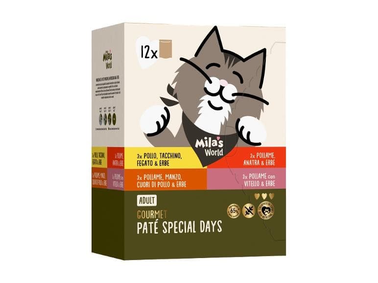 Mila's World paté per gatti, 1,02 kg confezione – Lidl
