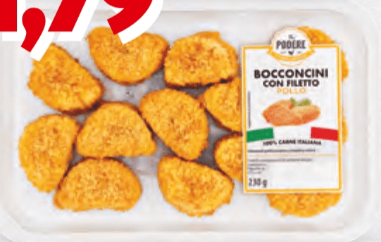 Il Podere Bocconcini di filetto di pollo panati 230 g in offerta da ALDI