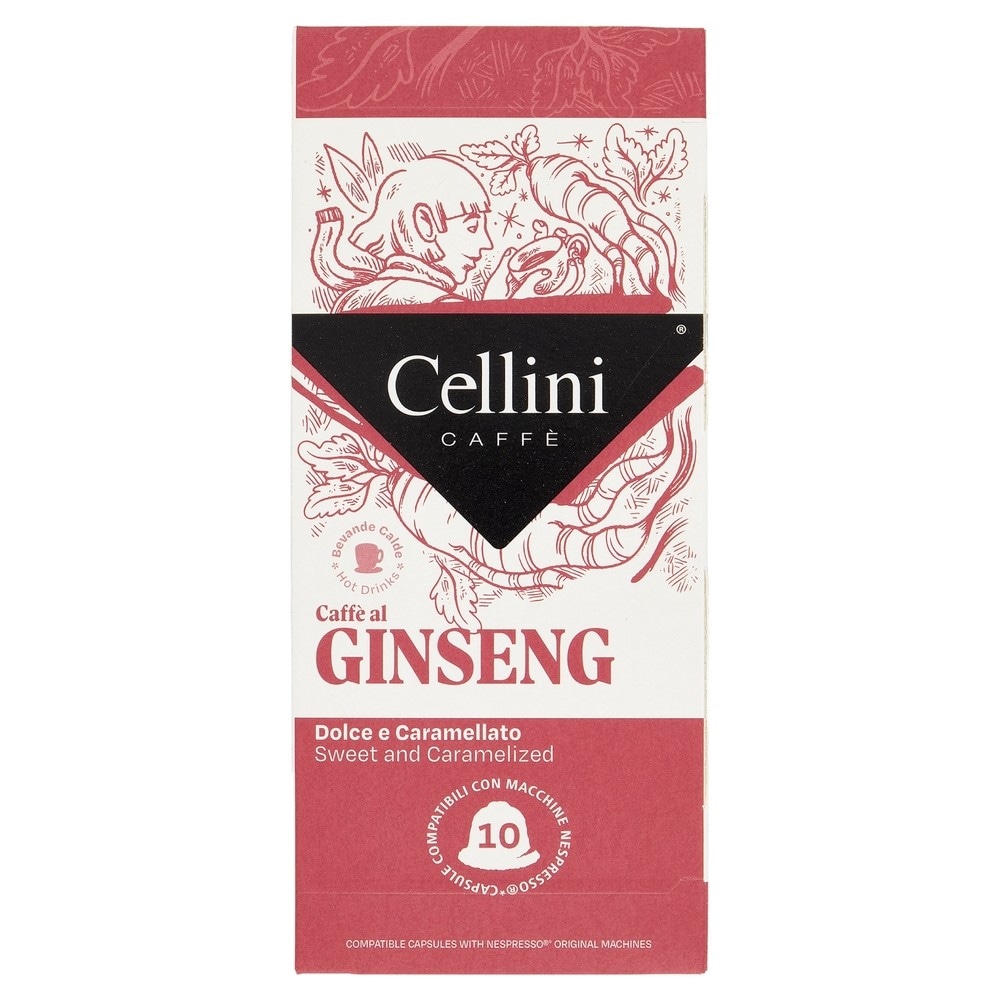 Capsule Cellini Ginseng conf 10 capsule, 70 g in offerta da Carrefour