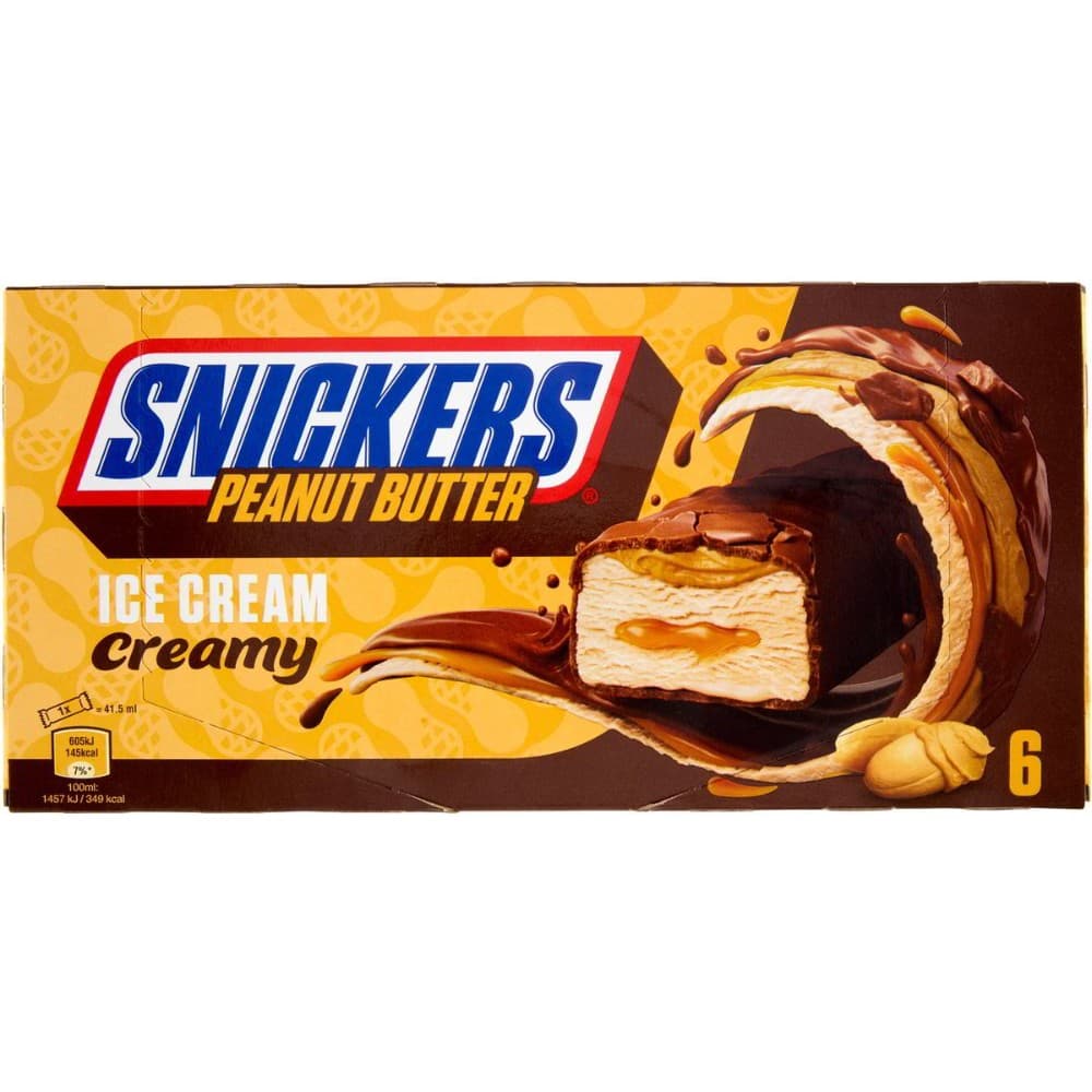 Barretta Snickers Gelato Peanut Butter, 234 g – Carrefour