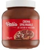 Crema spalmabile al cacao e nocciole Valis 750 g in offerta da Iper La grande i