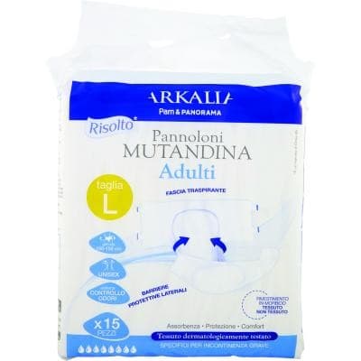 Pannoloni mutandina adulti Arkalia, 15 pezzi – Panorama