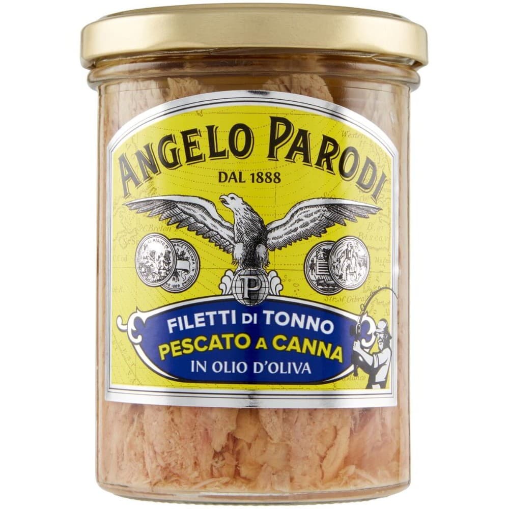 Filetti di tonno pescato a canna 380 g Angelo Parodi in offerta da Iper La grande i