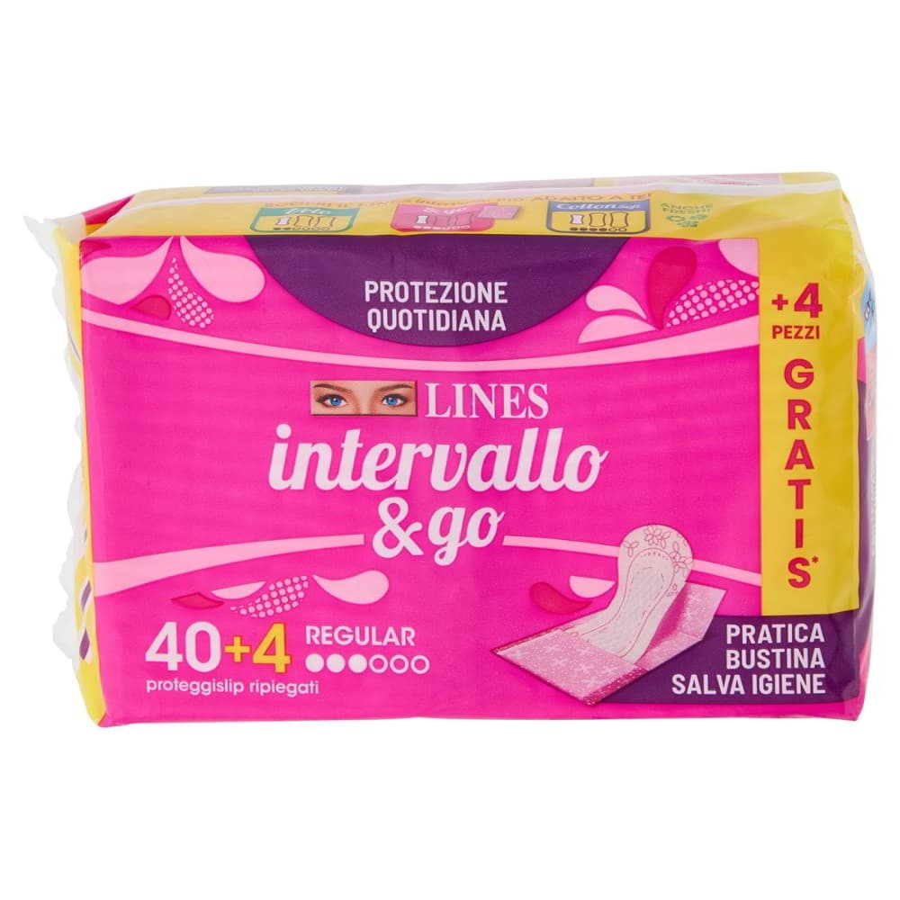 Lines salvaslip ripiegato o disteso x220 o x200 in offerta da Iper La grande i