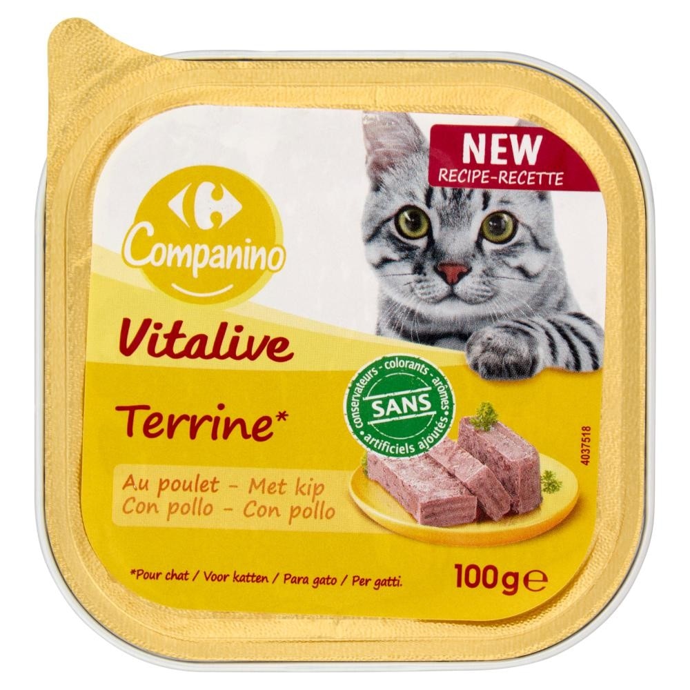 Paté Gatto 100 g Vitalive in offerta da Carrefour