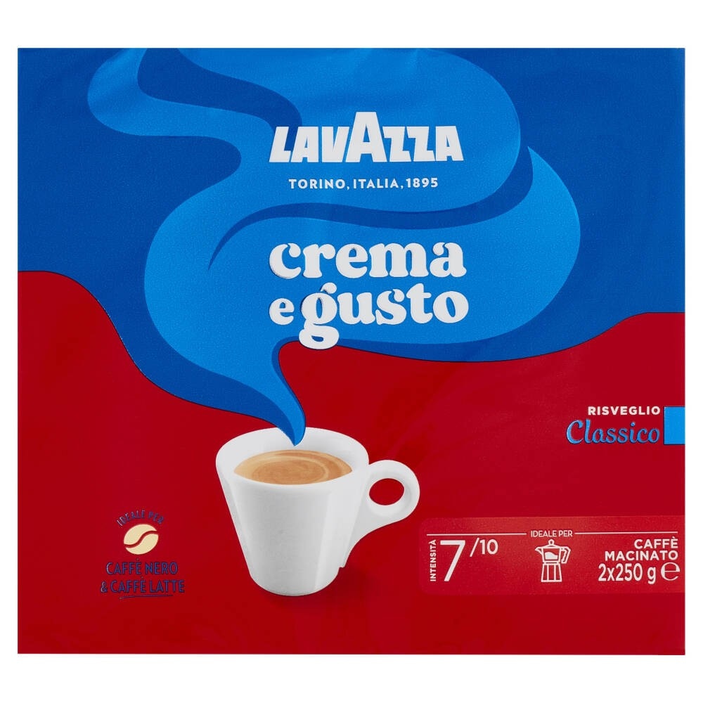 Caffè Lavazza Crema e Gusto Risveglio Classico 2x250 g in offerta da Il Gigante