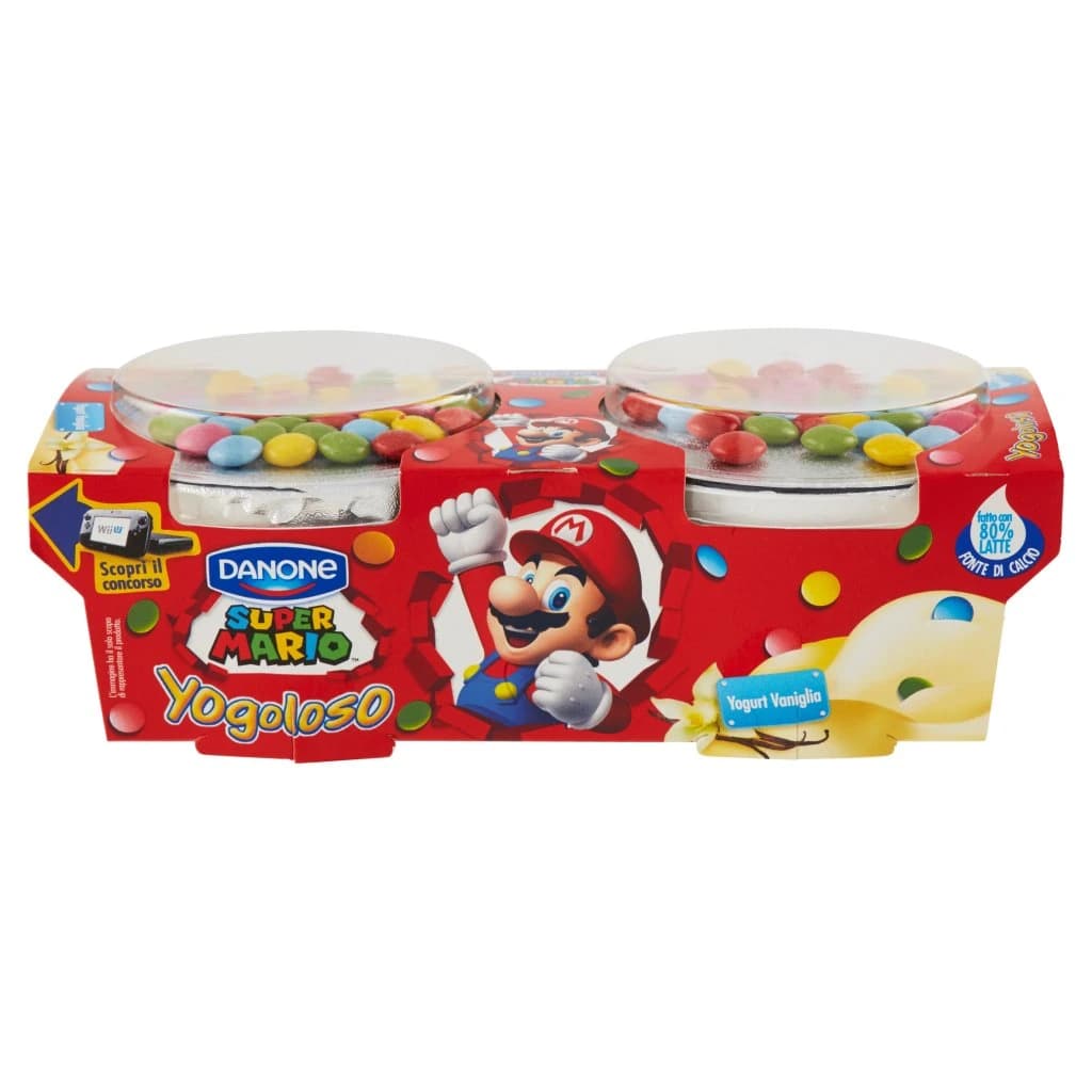 Yogurt Super Mario Danone 2 x 110 g in offerta da Bennet