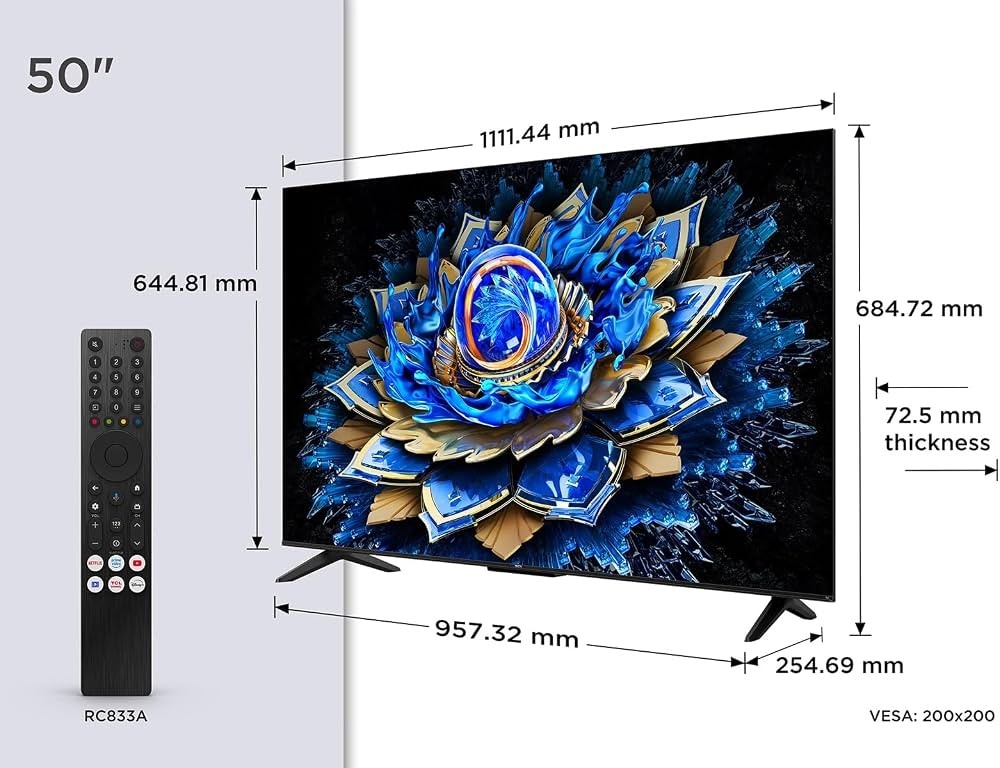 Smart TV TCL 50T69C 50" in offerta da MediaWorld