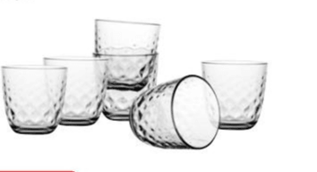 Bicchieri Glit 6 pz BORMIOLI in offerta da Iper La grande i
