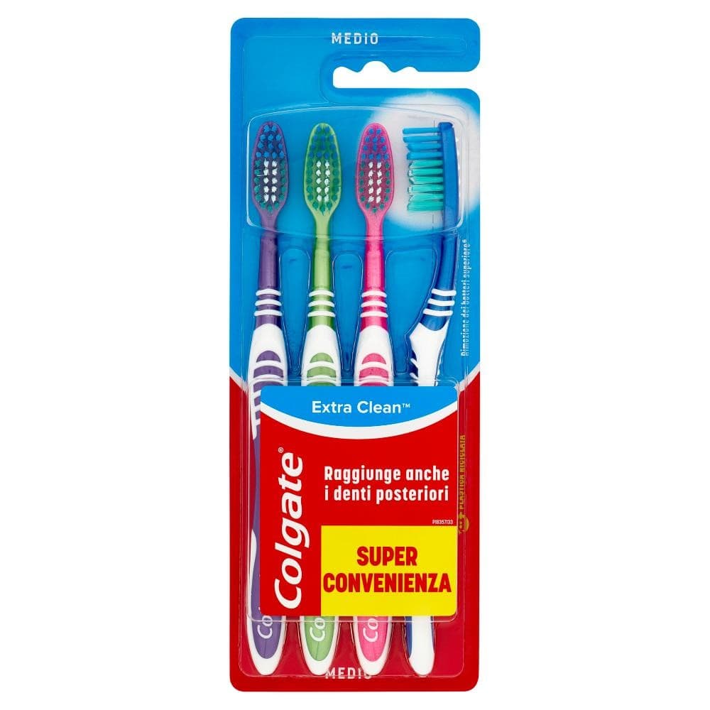 Colgate spazzolino Extra Clean 4 pezzi in offerta da Risparmio Casa