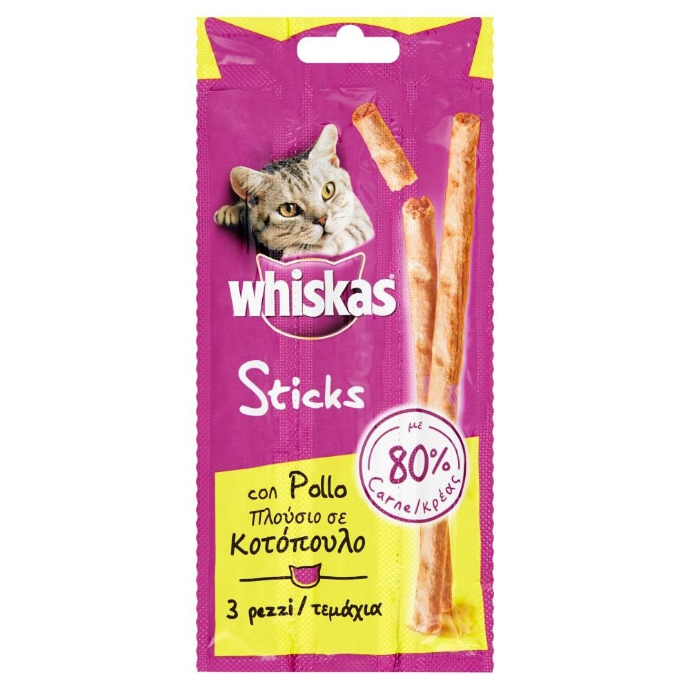 Sticks per Gatti Carrefour Snacks Conf. 5 pz, 30 g in offerta da Carrefour
