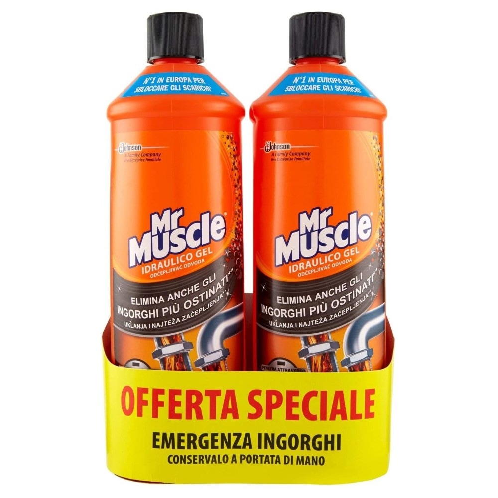 Disgorgante liquido gel 2 x 1 l Mr Muscle in offerta da ALDI