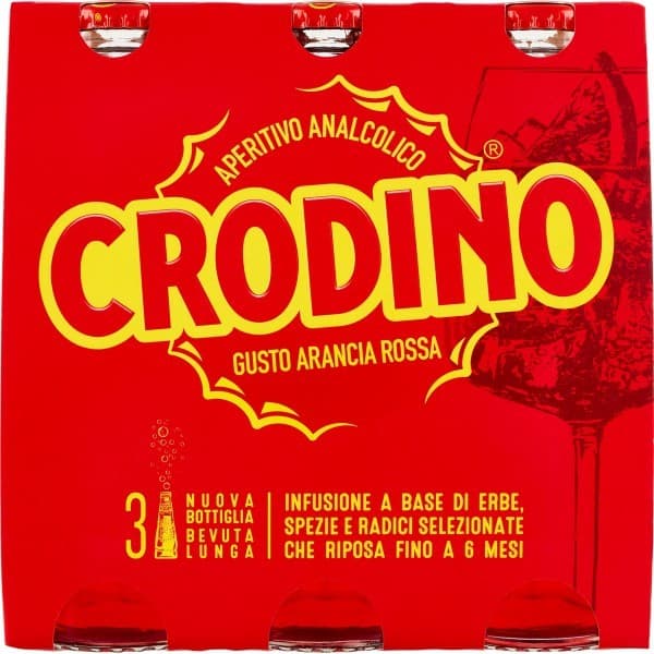 Crodino aperitivo analcolico arancia rossa, 17,5 cl x3 – Iper La grande i