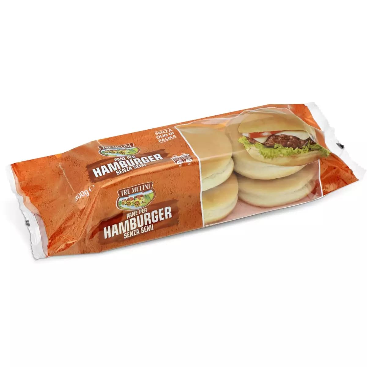 Tre Mulini pane per hamburger senza semi, 6 pz, 300 g – Eurospin