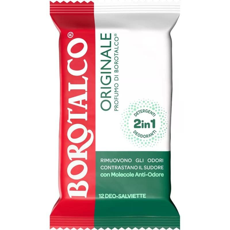 Salviette deodoranti Borotalco, 12 pezzi – Esselunga