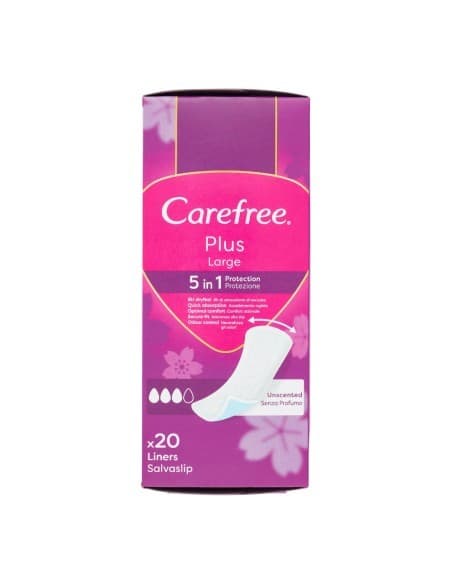 Carefree salvaslip Plus Large, 20 pezzi – Esselunga