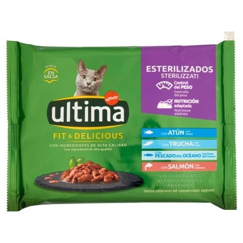 Ultima cibo per gatti sterilizzati 85 g in offerta da Tigota