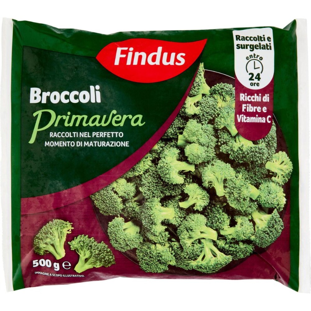 Ciuffetti di spinaci, broccoli o fagiolini surgelati Findus 500 g in offerta da Bennet
