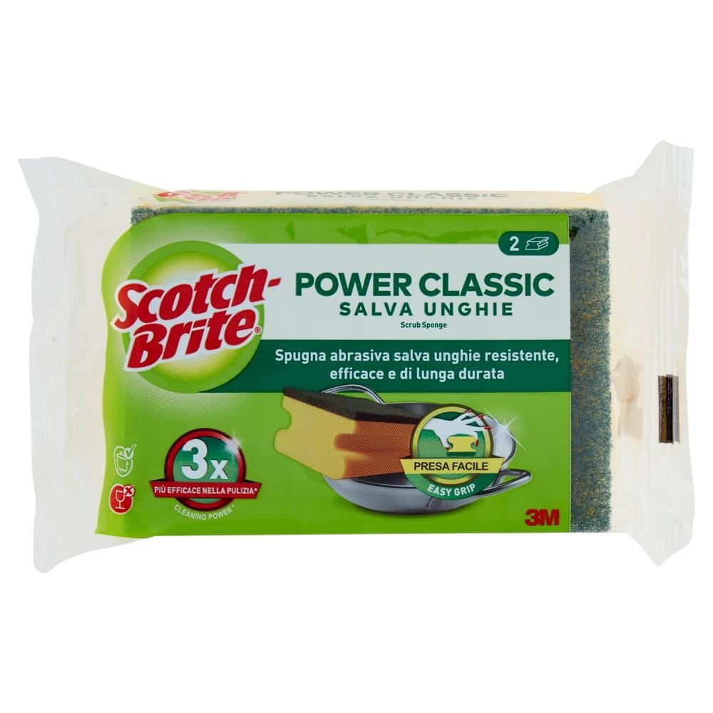 Spugne Power Classic Scotch Brite 2 pezzi in offerta da Carrefour