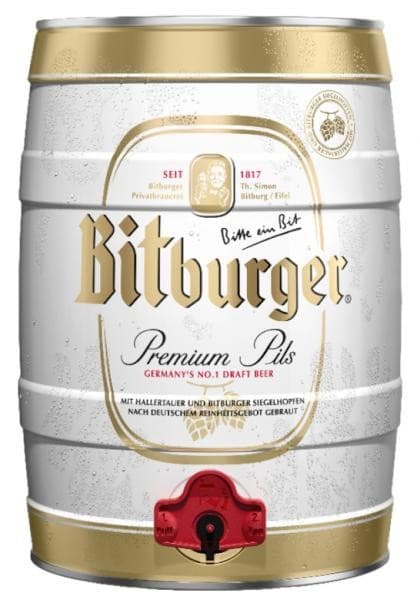 Fustino Birra Bitburger Pils, 5 l – Carrefour