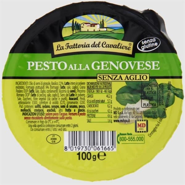 Pesto alla genovese 250 g La Fattoria del Cavaliere in offerta da MD