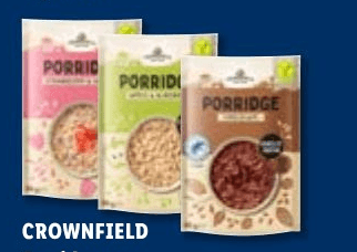 Crownfield Porridge senza zuccheri aggiunti, 450 g – Lidl