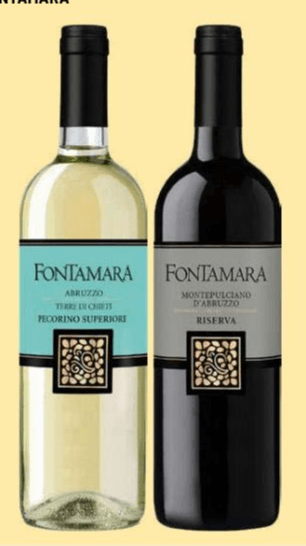 Pecorino Superiore o Montepulciano d'Abruzzo Riserva DOC 75 cl FONTAMARA in offerta da Iper La grande i