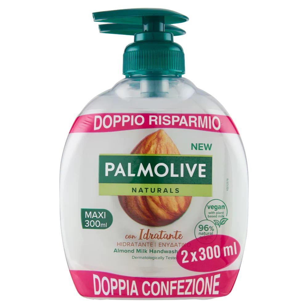 Sapone liquido Palmolive (conf. 2 pezzi) conf 2 pezzi da 300 ml cad 600 ml in offerta da Carrefour