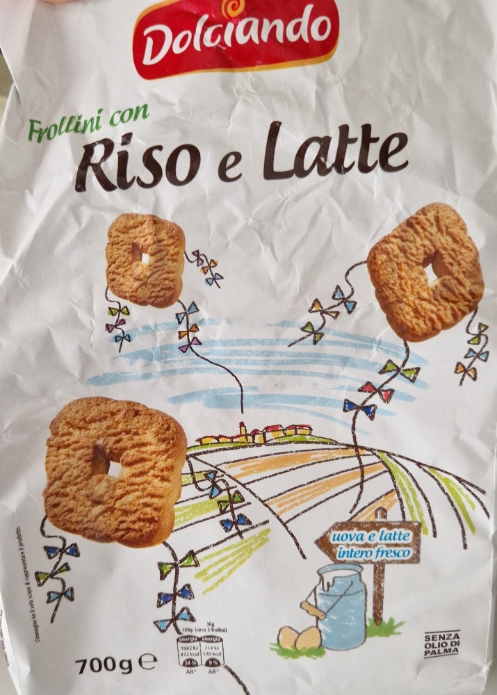 Dolciando frollini con riso e latte 700 g in offerta da Eurospin