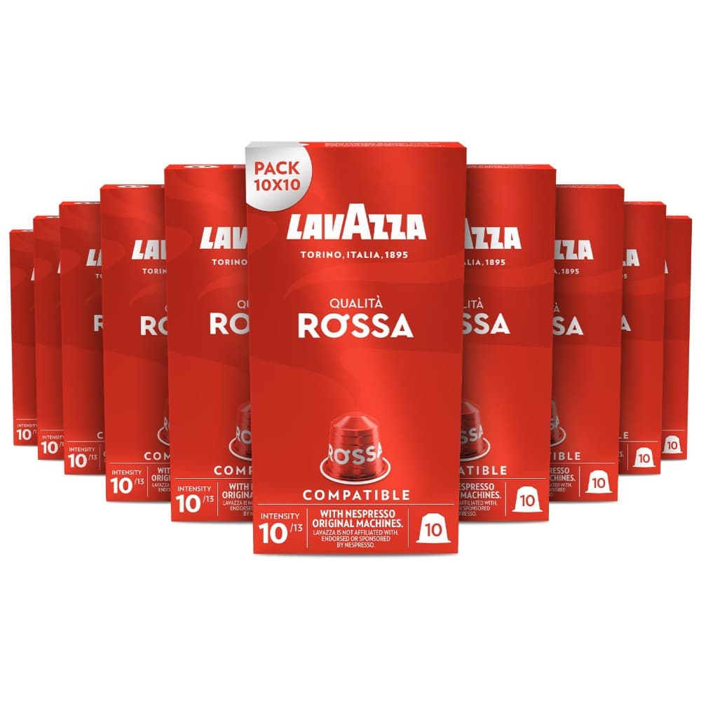 Capsule compatibili Nespresso x100 Qualità Rossa Lavazza, 570 g – Carrefour