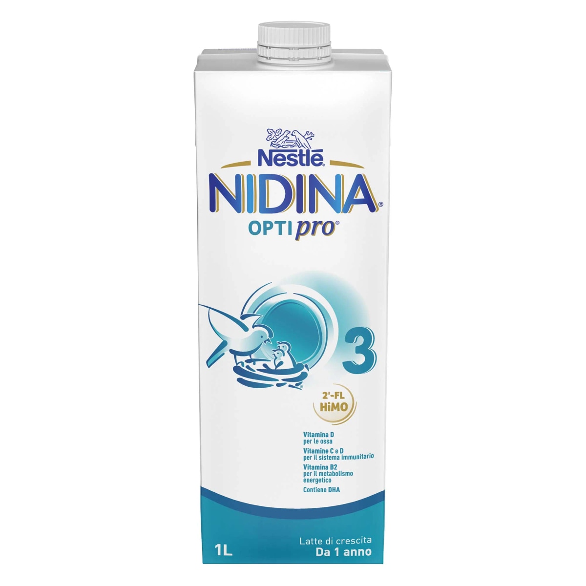 Nestlè Nidina Optipro latte di crescita 3 1 l in offerta da Dm
