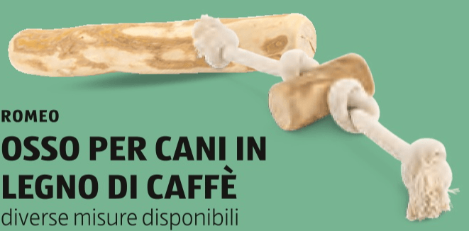 Romeo Osso per cani in legno di caffè al pezzo in offerta da ALDI