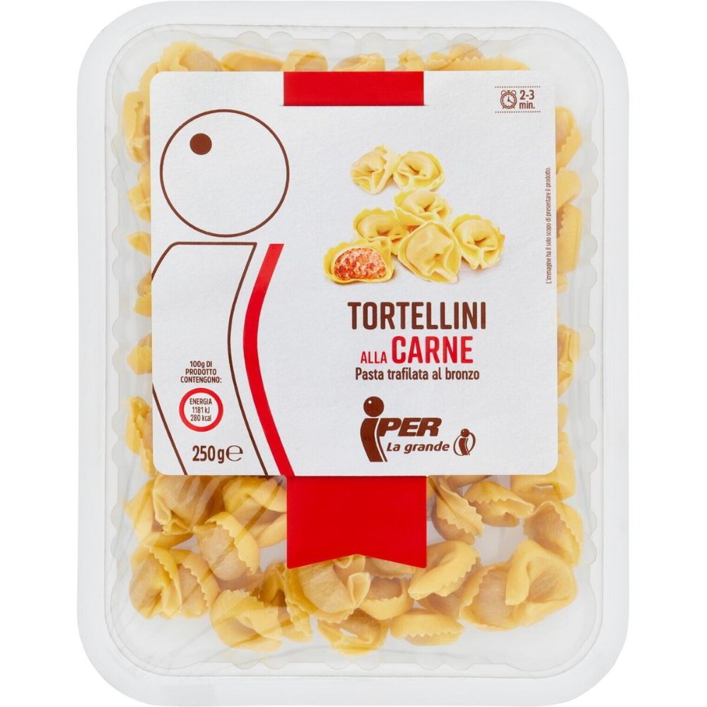 Tortellini alla Carne 250 g Iper in offerta da Iper La grande i