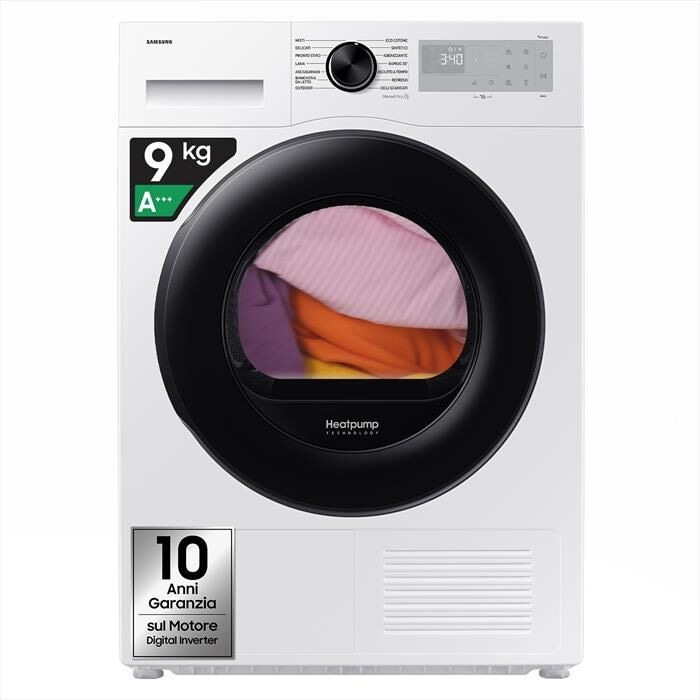 Samsung asciugatrice DV90DG52AOAH 9 KG in offerta da Euronics