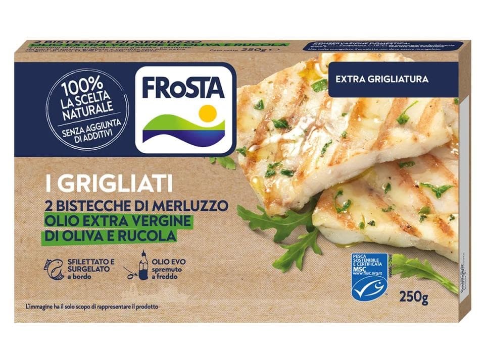 Frosta 2 bistecche di merluzzo I Grigliati 250 g in offerta da Il Gigante